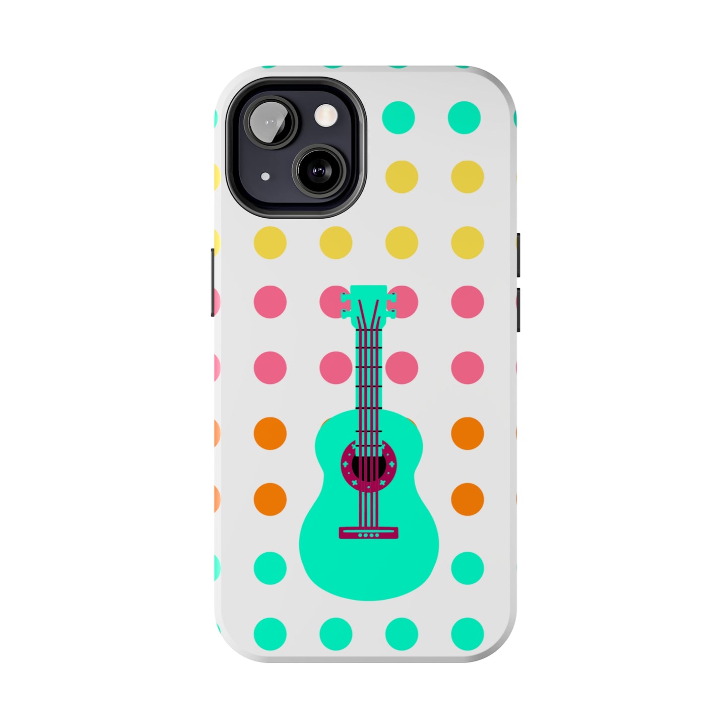 Guitar on Candy Buttons | Mostly iPhone Cases | MIC