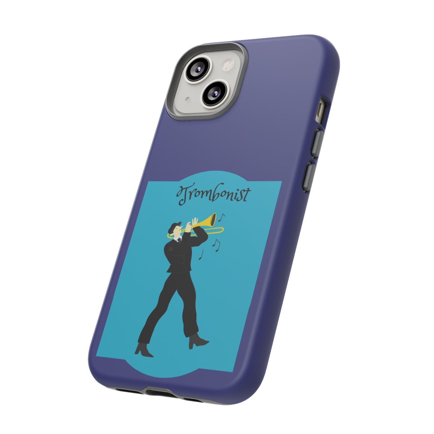 Blue Trombone Man | Mostly Android Cases | MAC