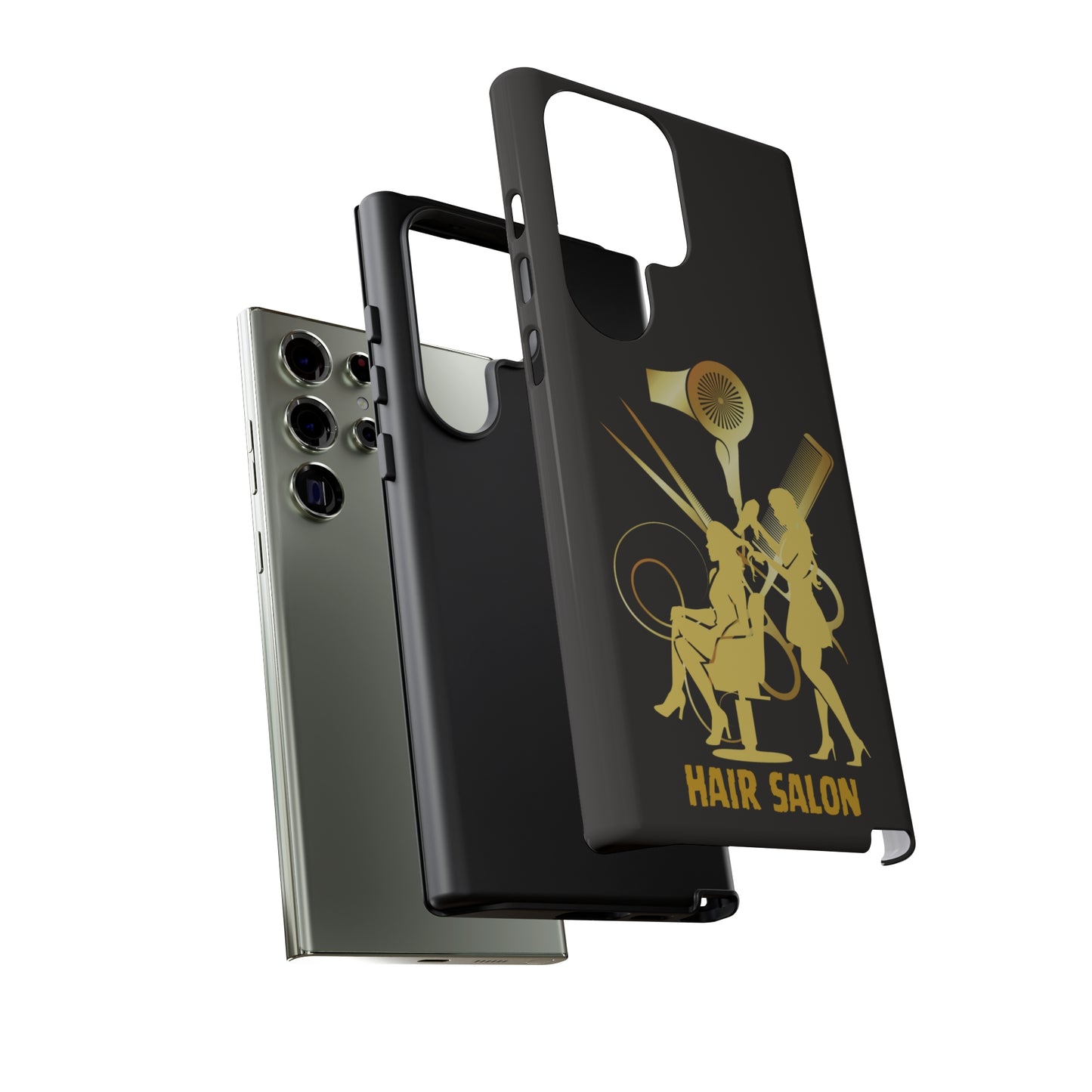 Black and Gold Hair Salon | Mostly Android Phone Cases | MAC