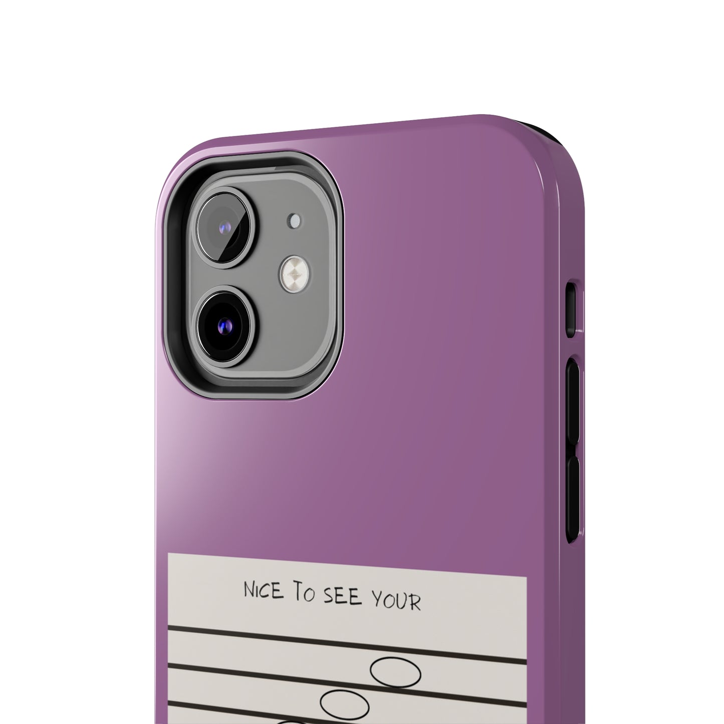 Purple Nice To See Your Face | Mostly iPhone Cases | MIC