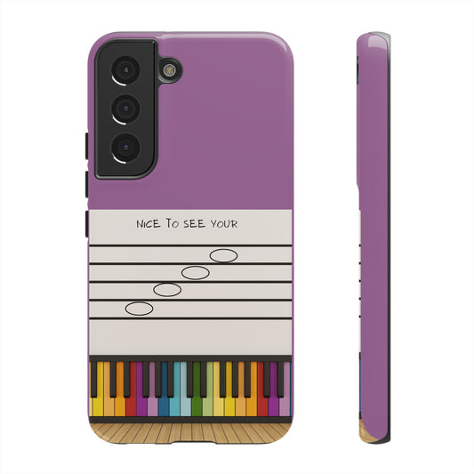 Purple Nice To See Your Face | Mostly Android Cases | MAC