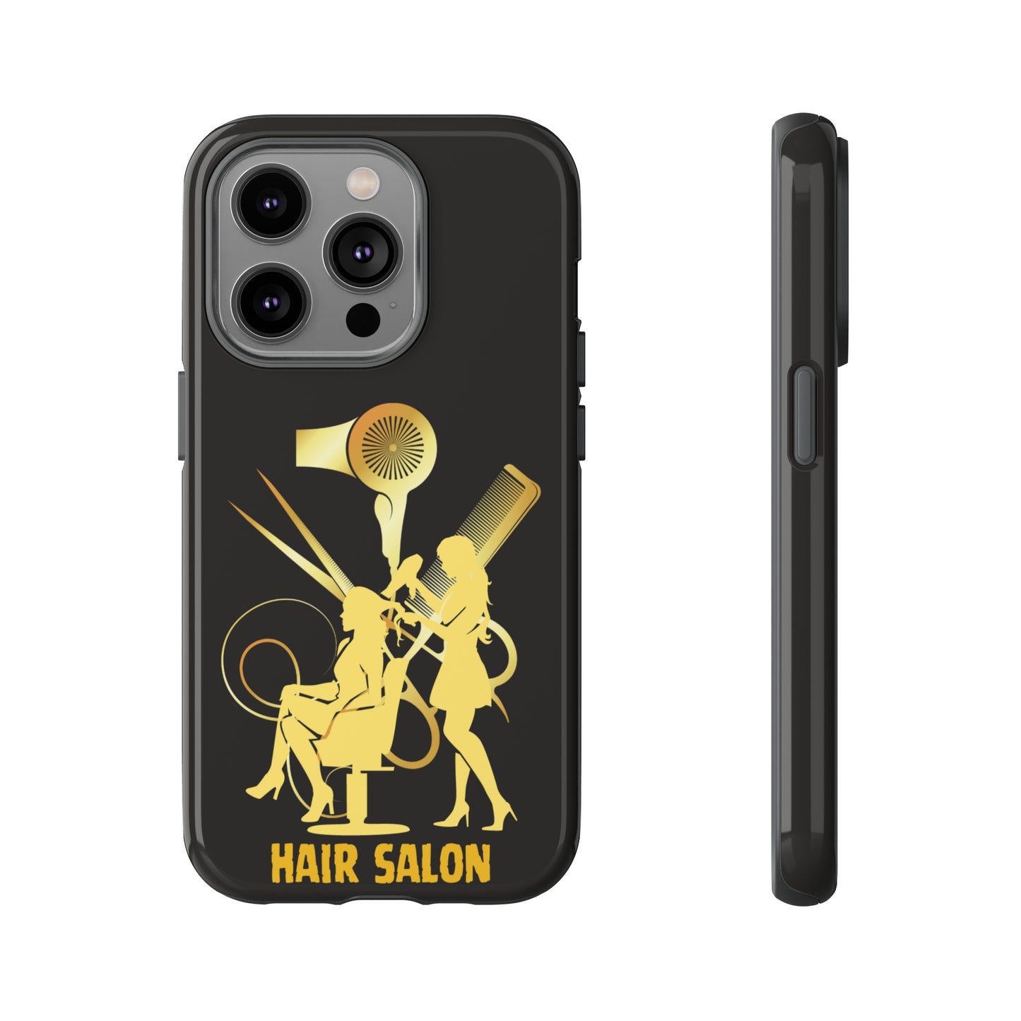 Black and Gold Hair Salon | Mostly Android Phone Cases | MAC