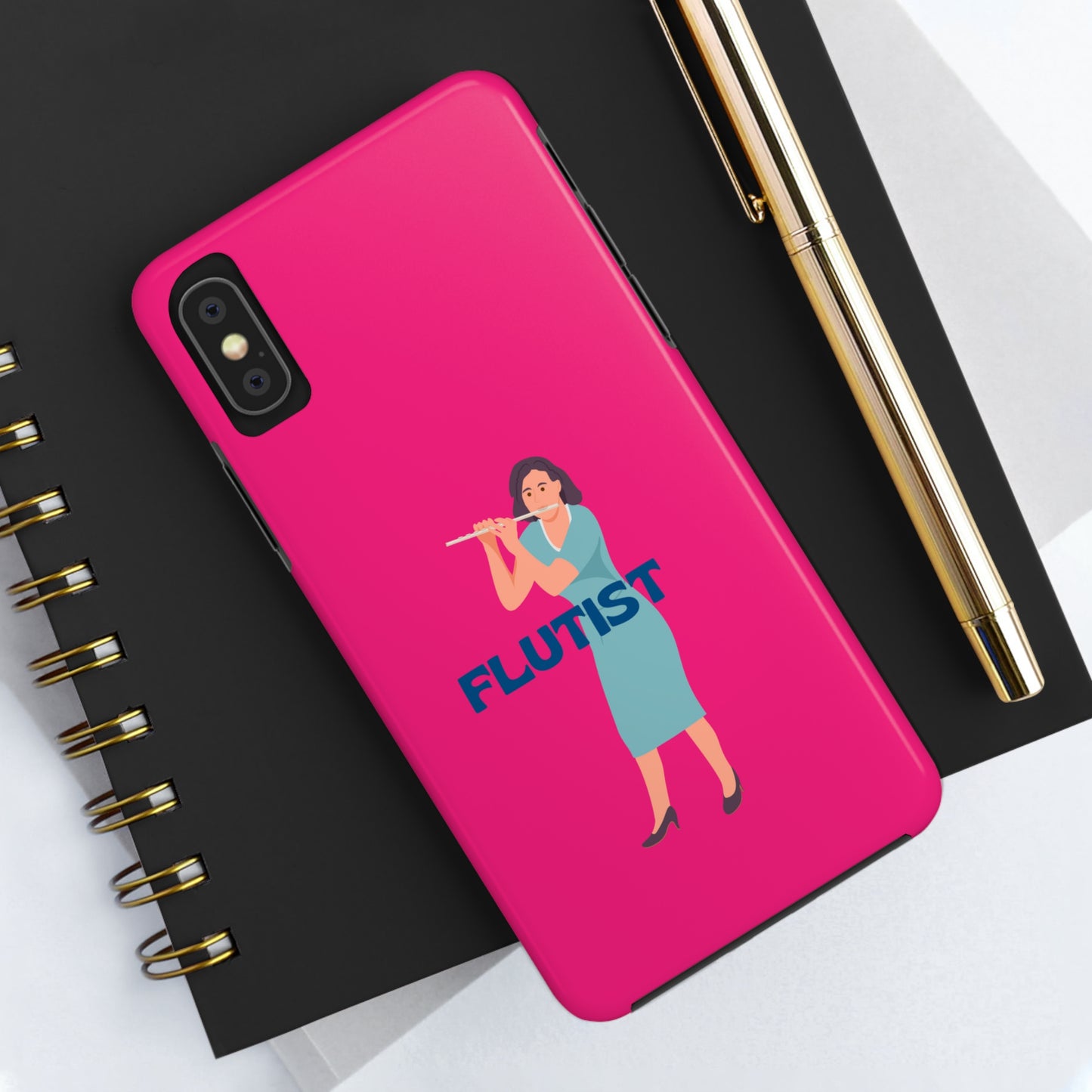 Standing Lady Flutist | Mostly iPhone Cases | MIC