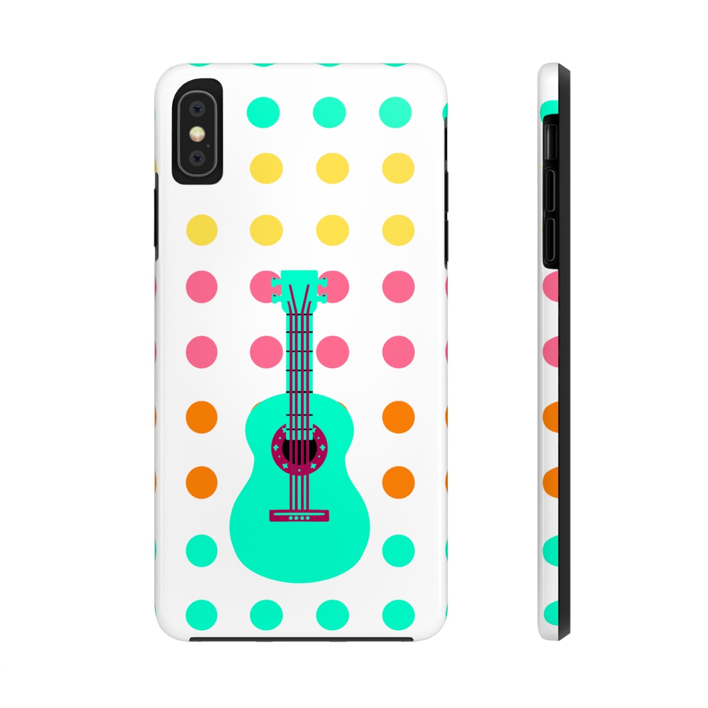 Guitar on Candy Buttons | Mostly iPhone Cases | MIC