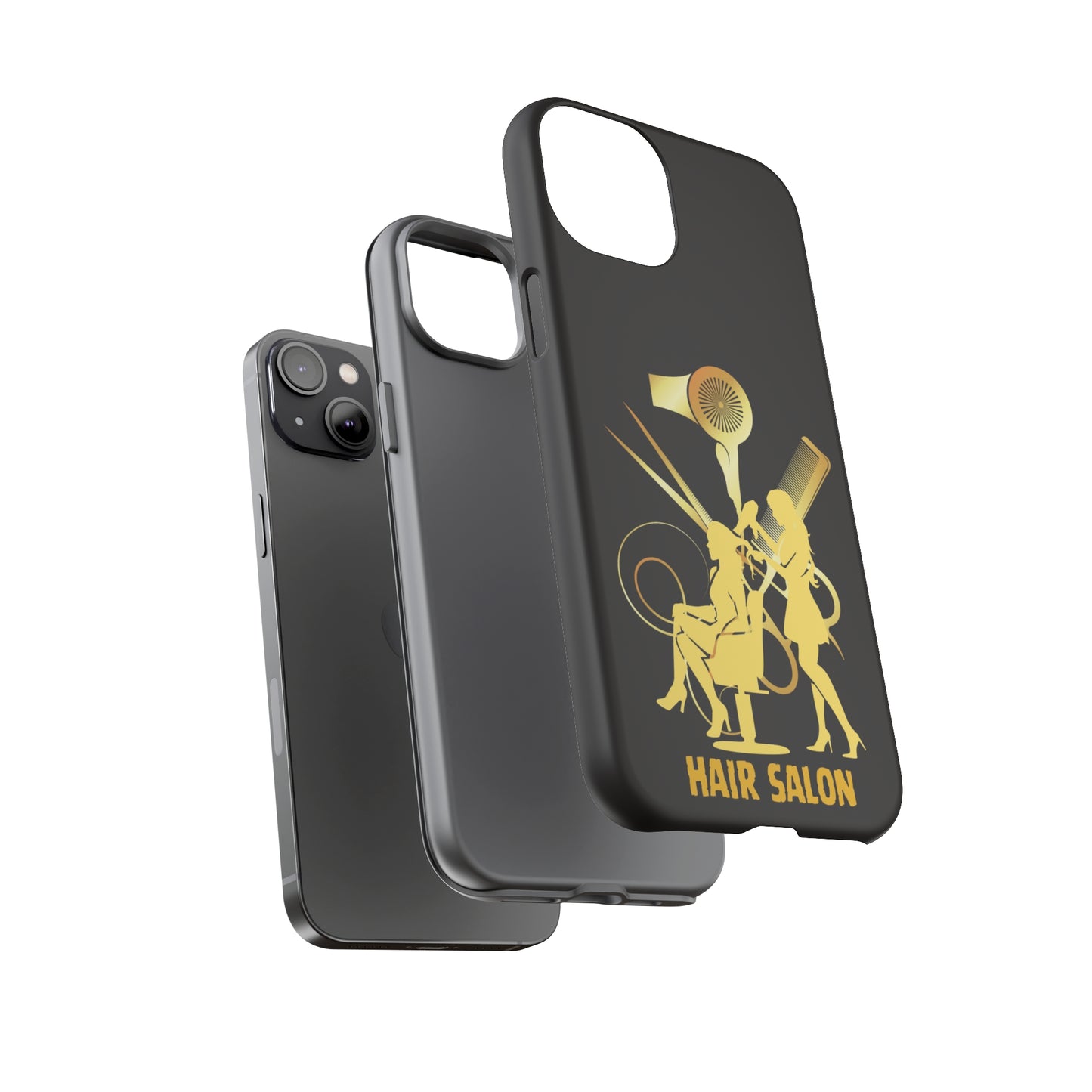 Black and Gold Hair Salon | Mostly Android Phone Cases | MAC