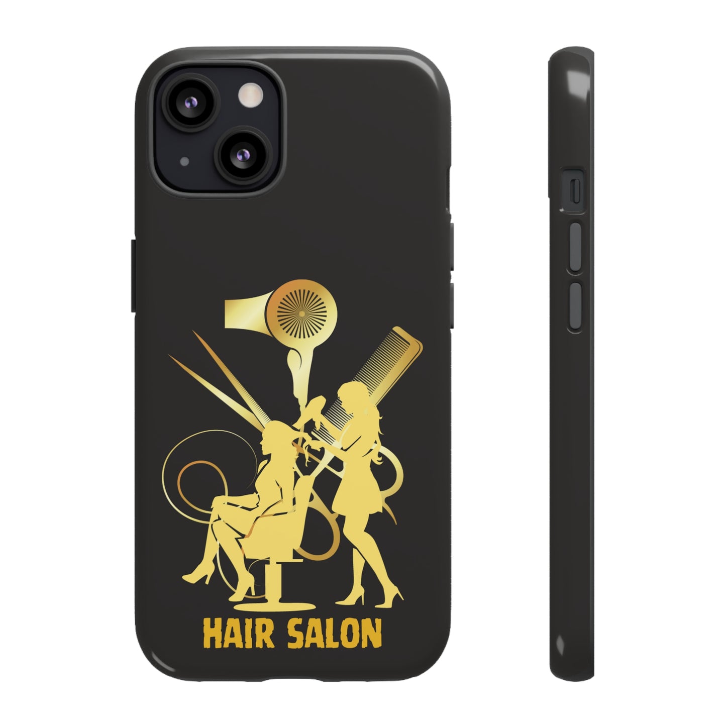 Black and Gold Hair Salon | Mostly Android Phone Cases | MAC