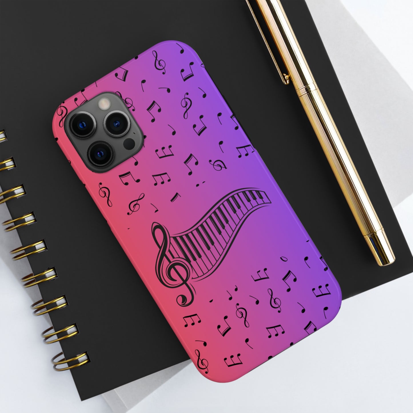 Piano Keyboard on Music Notes & Clefs | Mostly iPhone Cases | MIC