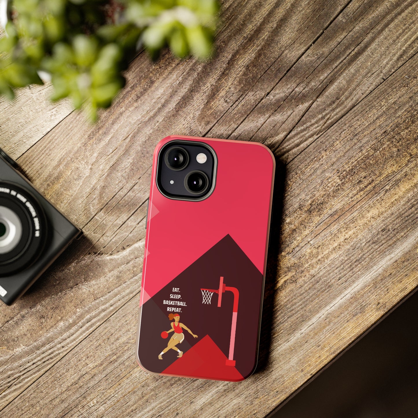 Red Basketball Girl | Mostly iPhone Cases | MIC