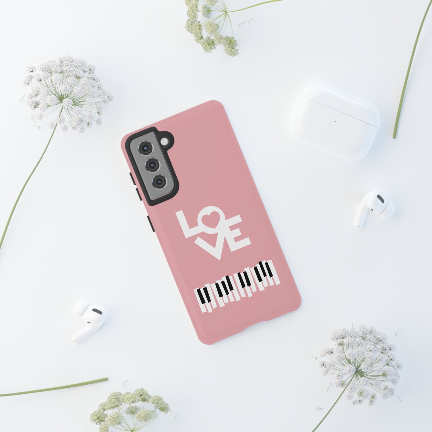 Pinkish Piano Love | Mostly Android Cases | MAC