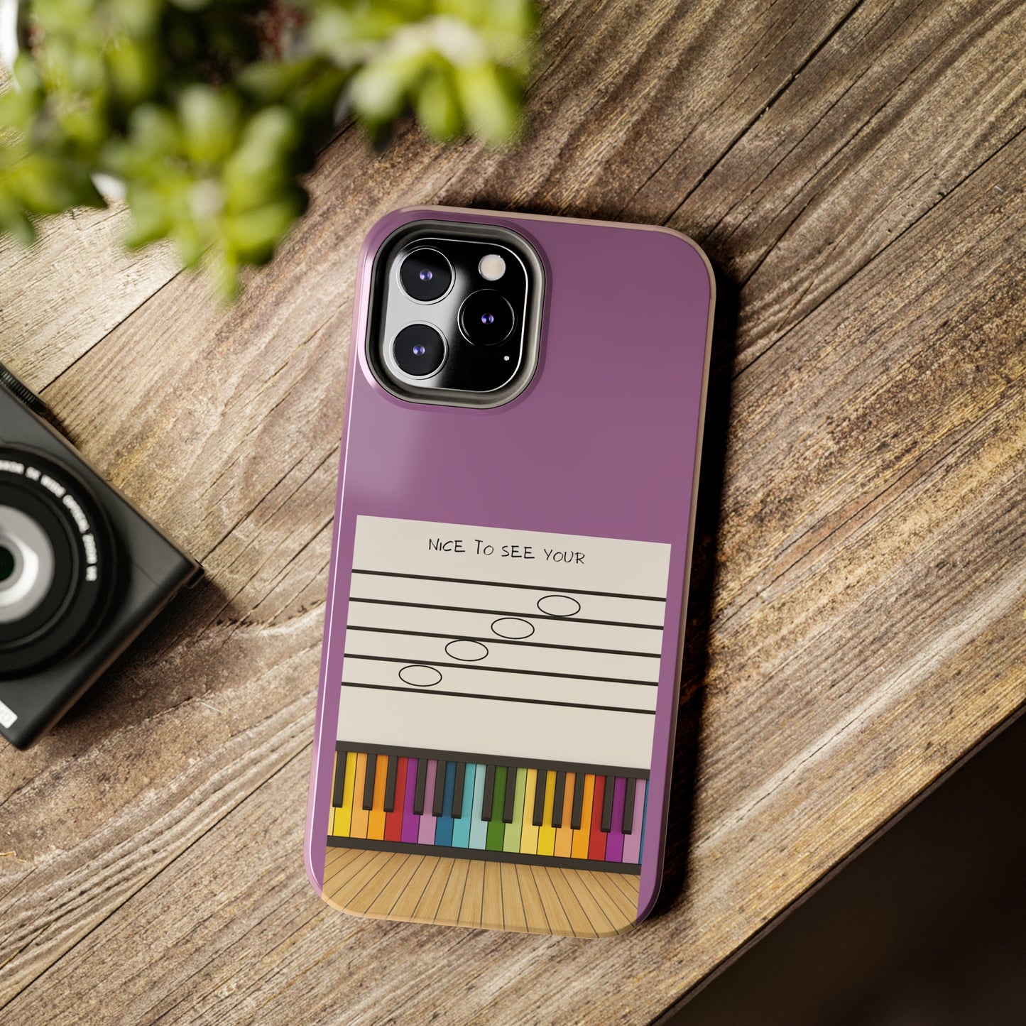 Purple Nice To See Your Face | Mostly iPhone Cases | MIC