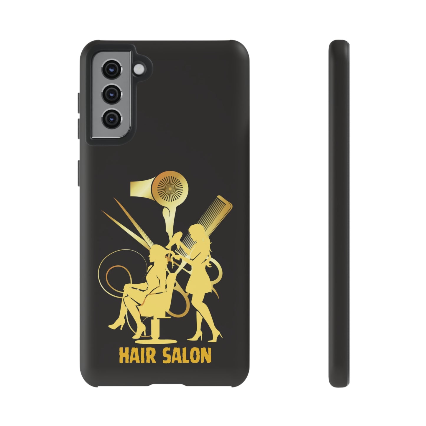 Black and Gold Hair Salon | Mostly Android Phone Cases | MAC