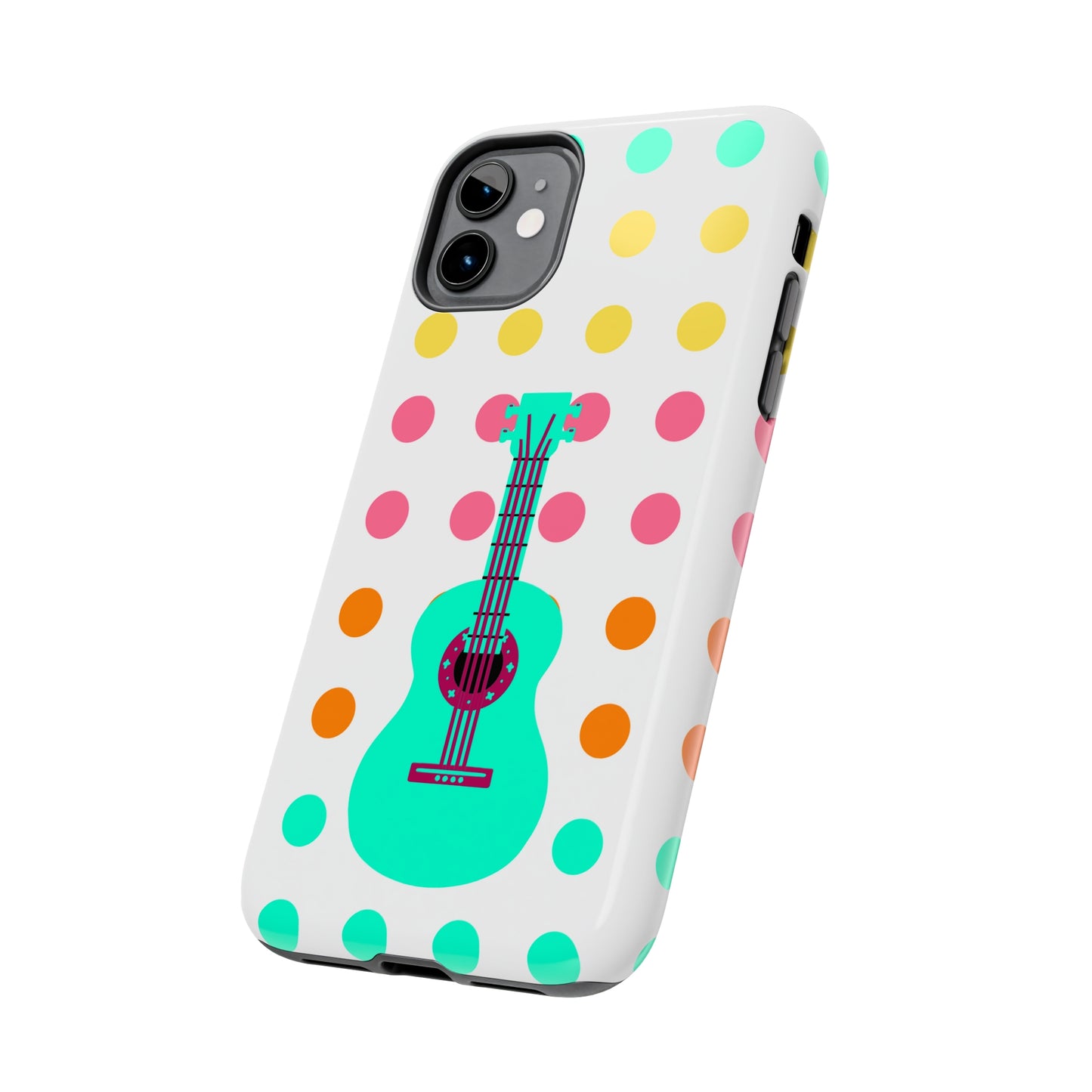 Guitar on Candy Buttons | Mostly iPhone Cases | MIC