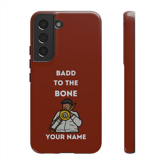 Badd to the Bone Trombone Man Phone Case | Mostly Android Cases | MAC