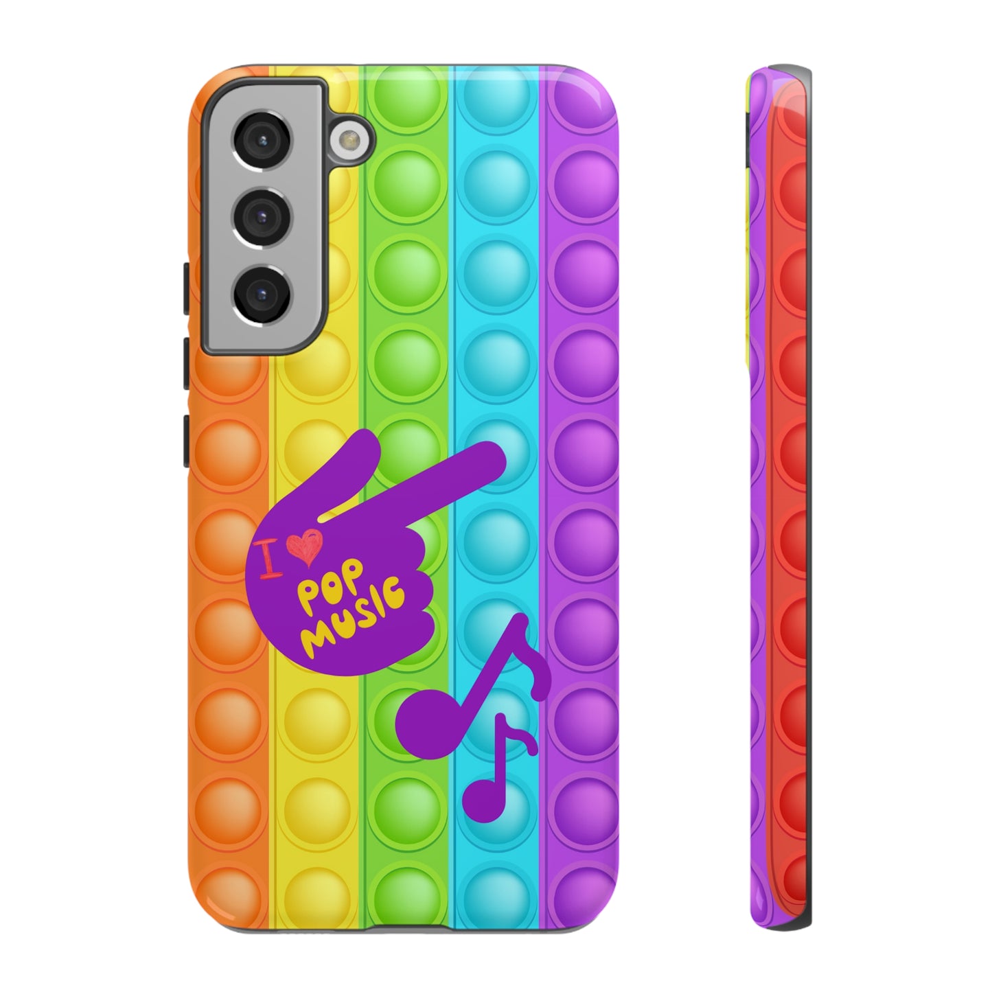 I Love Pop Music | Mostly Android Cases | MAC (not an actual pop it game)