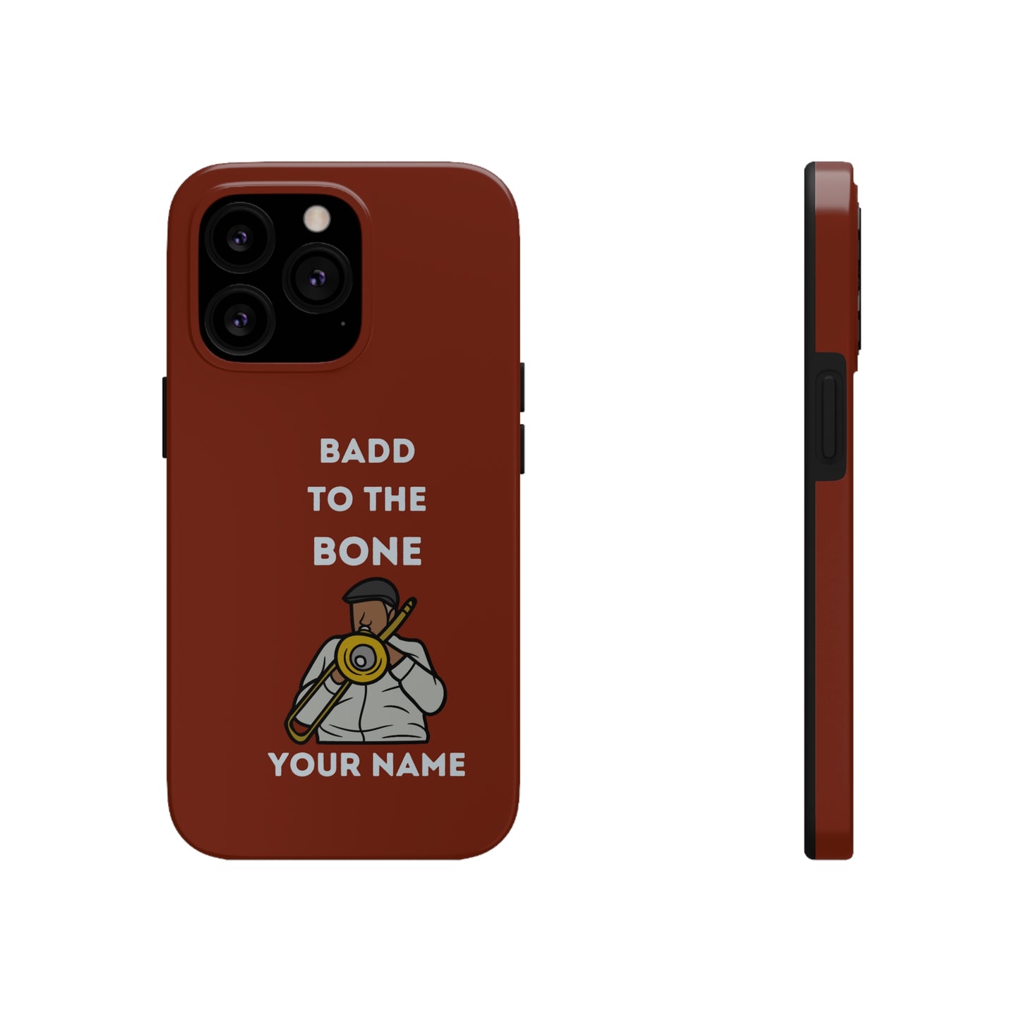 Badd to the Bone Trombone Man Phone Case | Mostly iPhone Cases | MIC