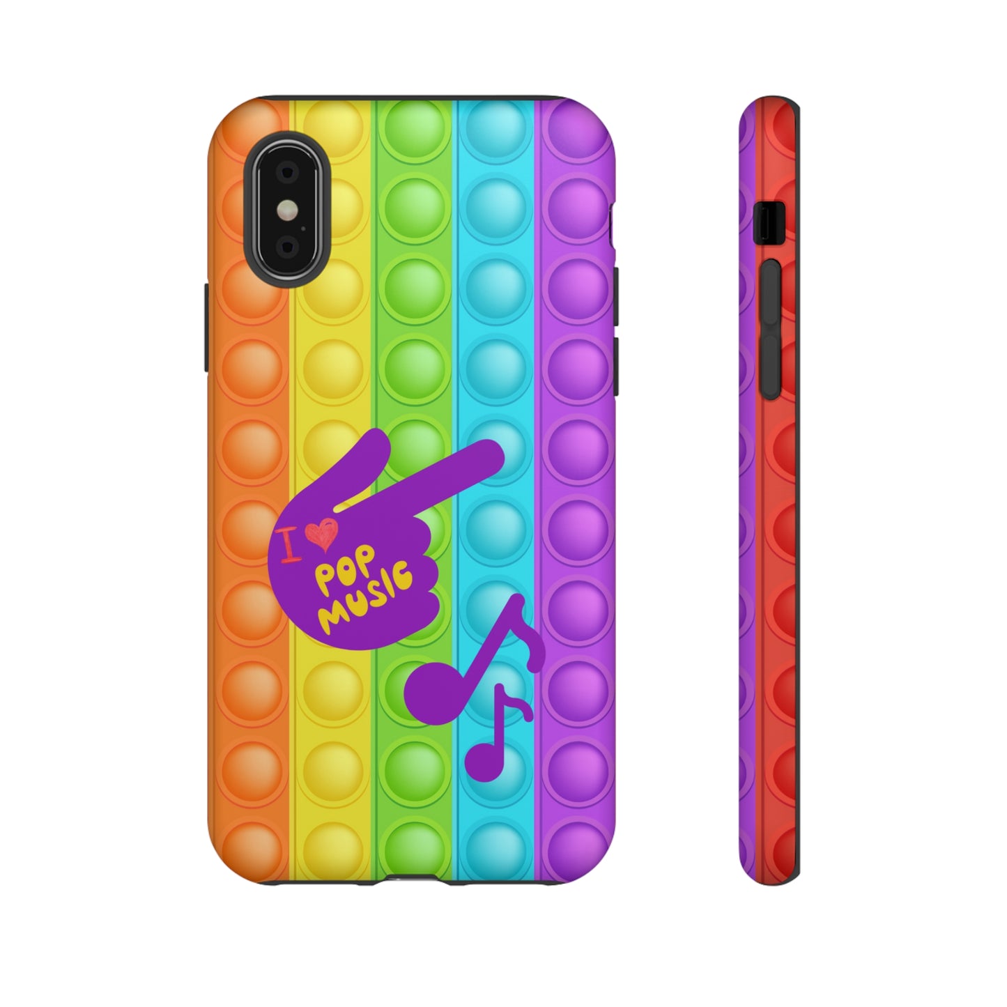 I Love Pop Music | Mostly Android Cases | MAC (not an actual pop it game)