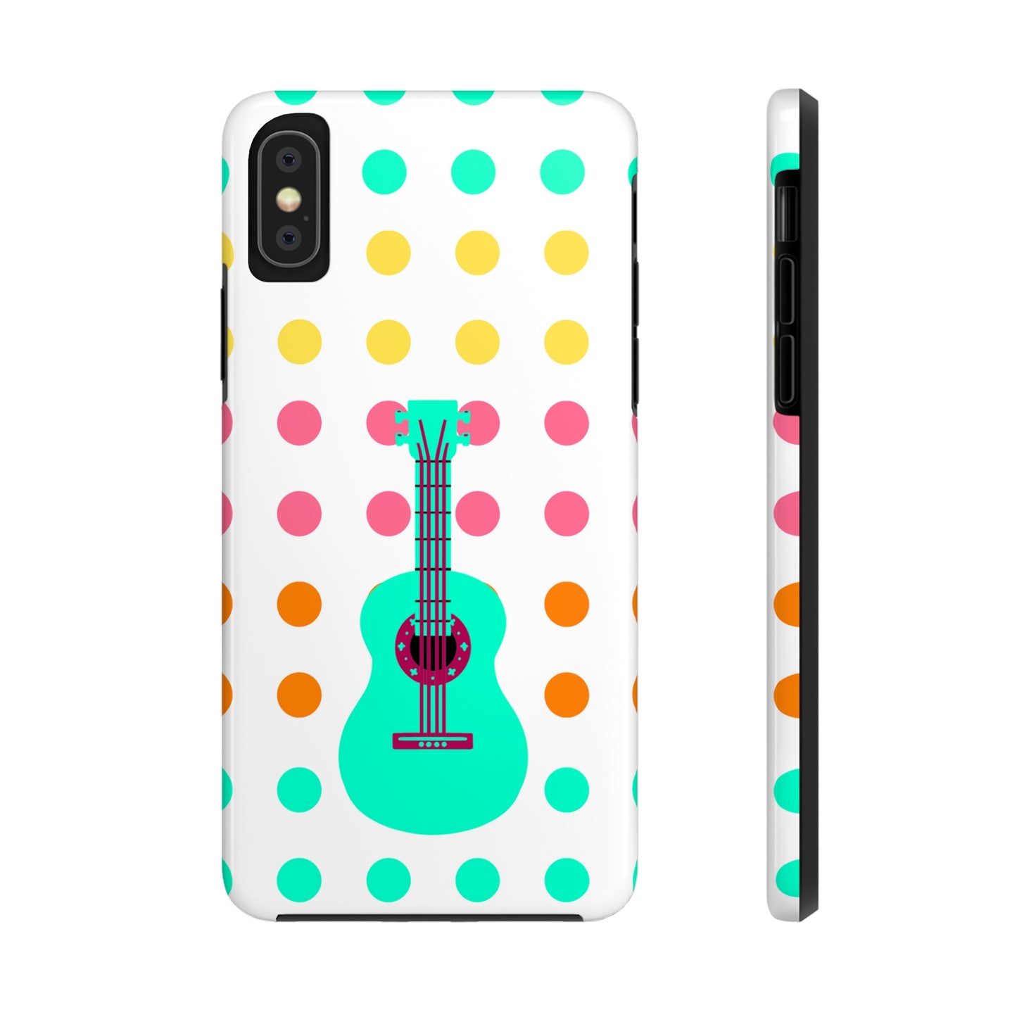 Guitar on Candy Buttons | Mostly iPhone Cases | MIC