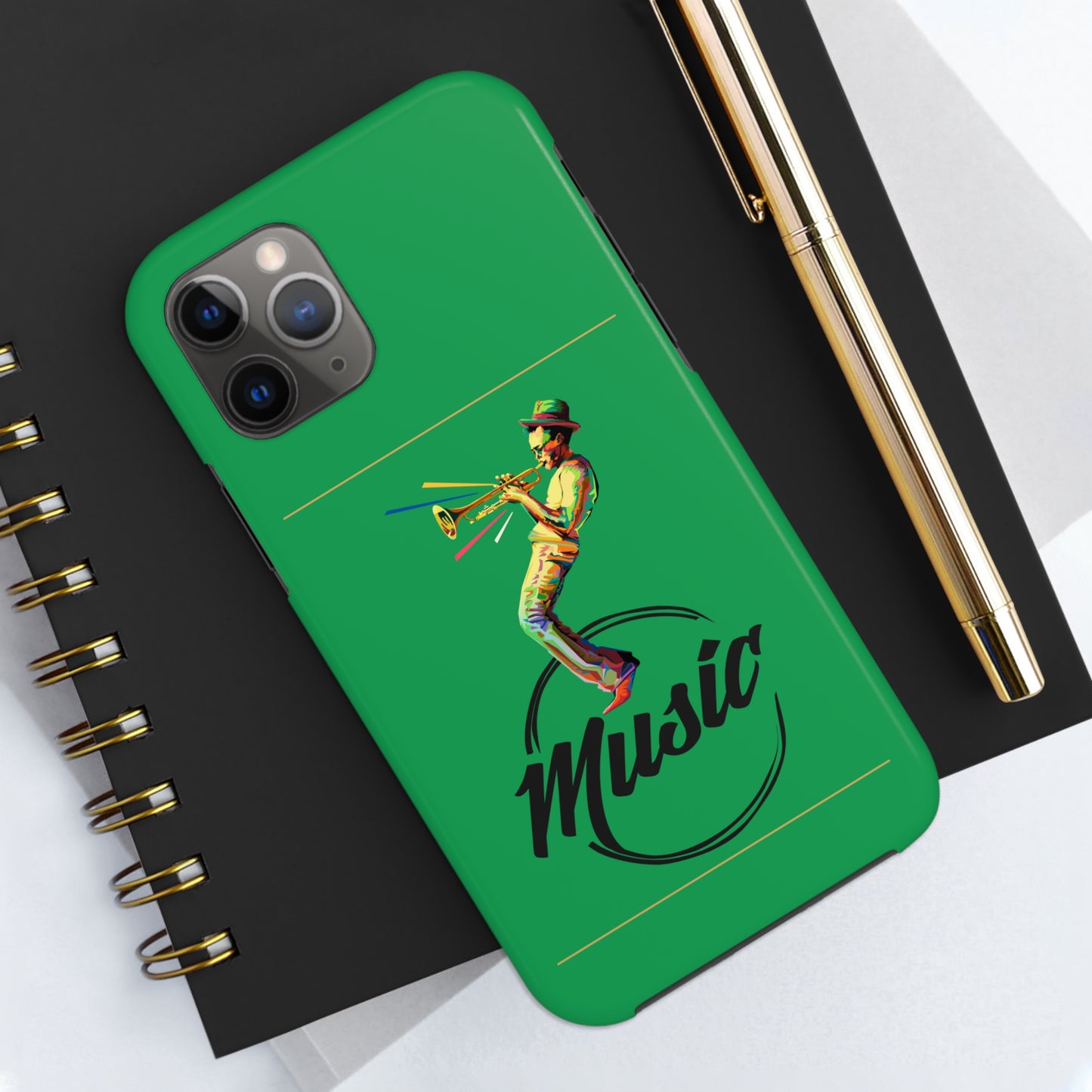 Festive Trumpet Man | Mostly iPhone Cases | MIC