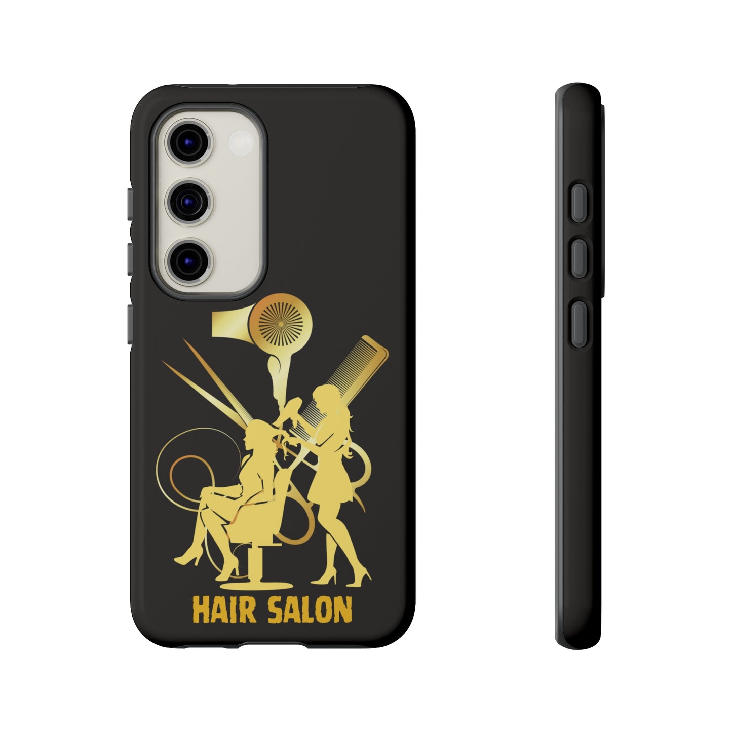 Black and Gold Hair Salon | Mostly Android Phone Cases | MAC