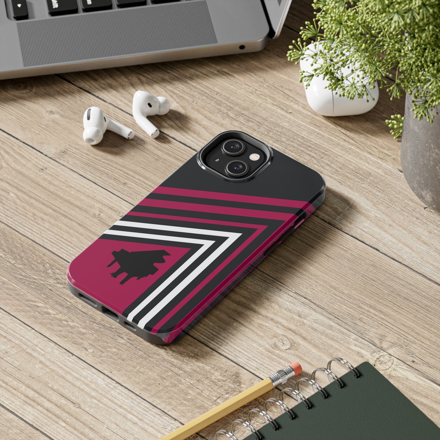 Triangle Stripe Piano Design | Mostly iPhone Cases | MIC