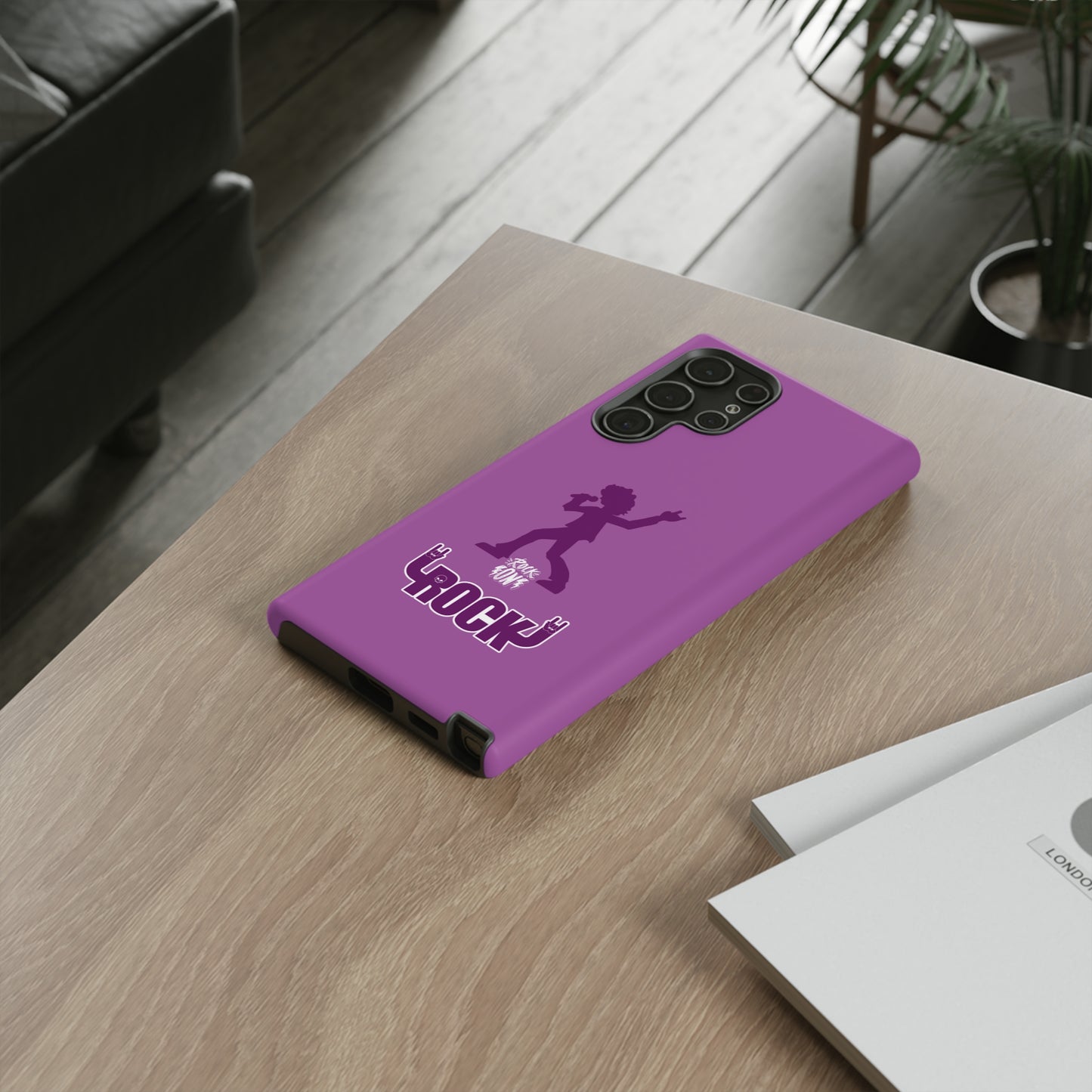 Rock On Purple Rockstar | Mostly Android Cases | MAC