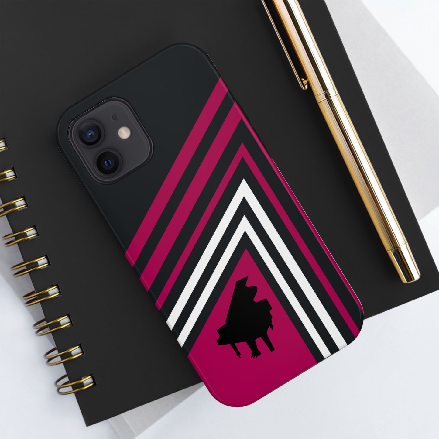 Triangle Stripe Piano Design | Mostly iPhone Cases | MIC