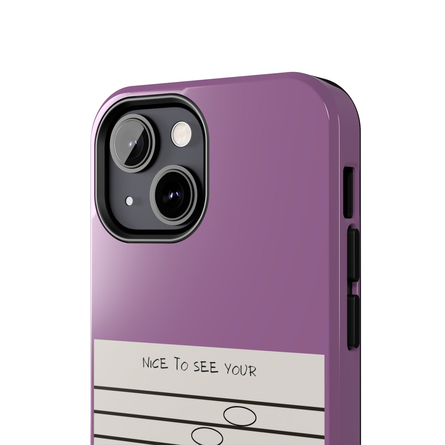 Purple Nice To See Your Face | Mostly iPhone Cases | MIC