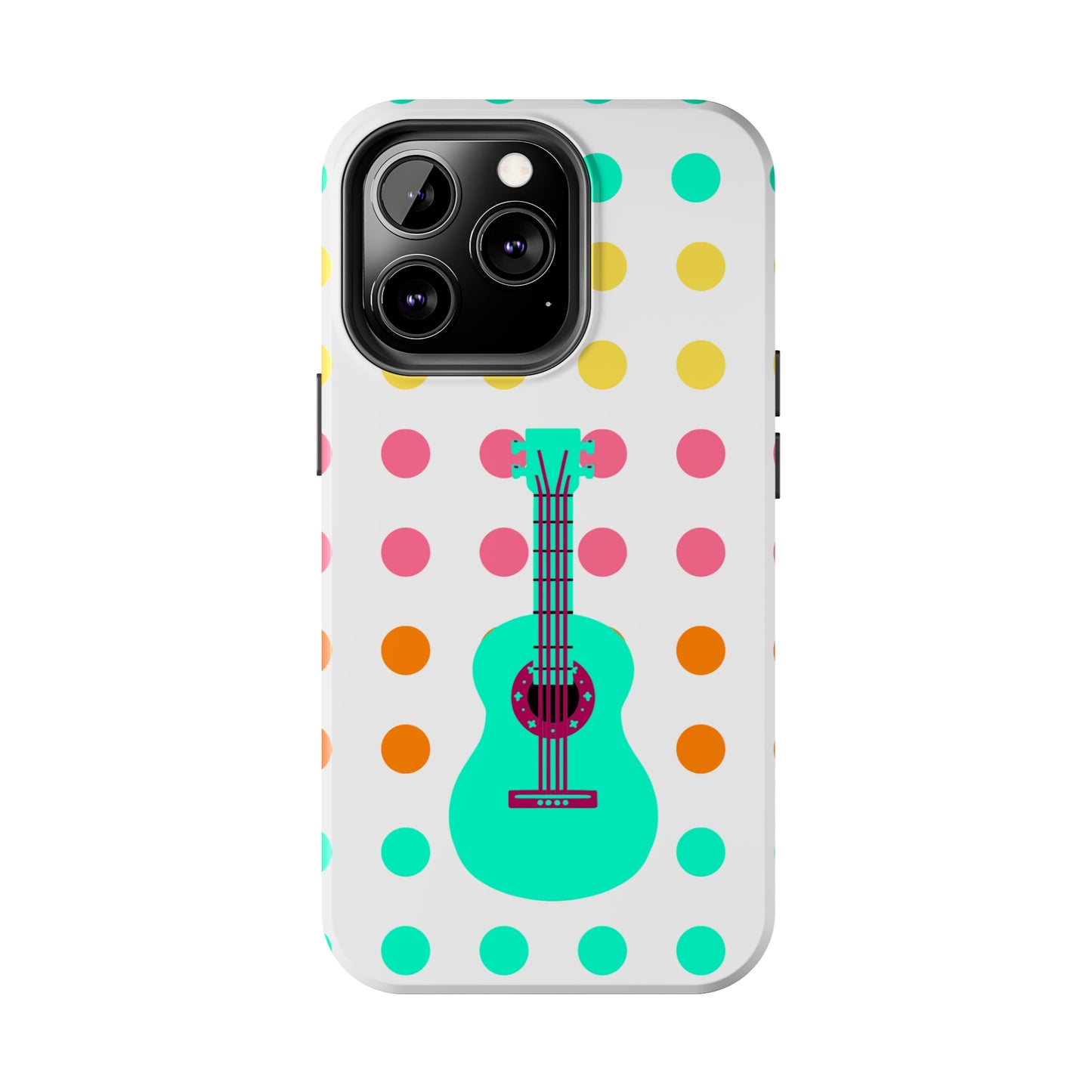 Guitar on Candy Buttons | Mostly iPhone Cases | MIC