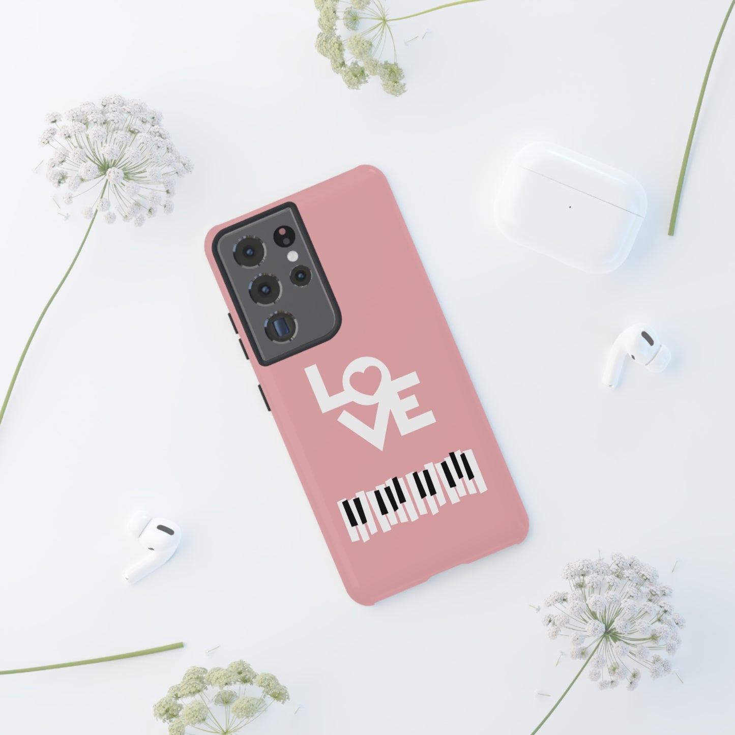 Pinkish Piano Love | Mostly Android Cases | MAC