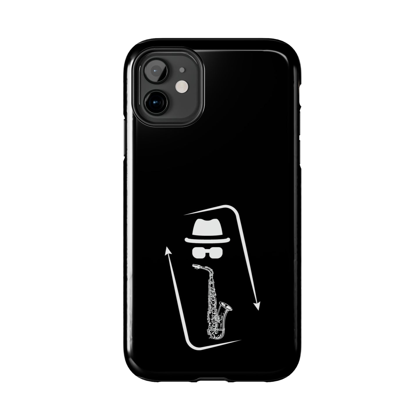 Mysterious Saxophone Man | Mostly iPhone Cases | MIC