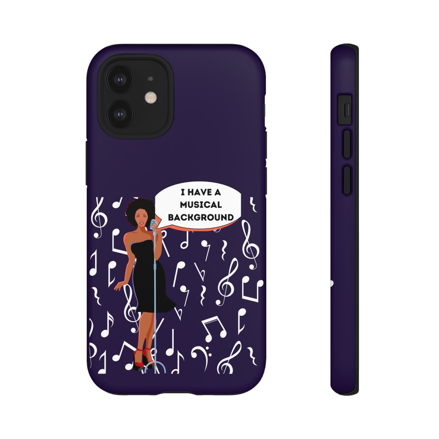 Lady Singer With Musical Background | Mostly Android Cases | MAC