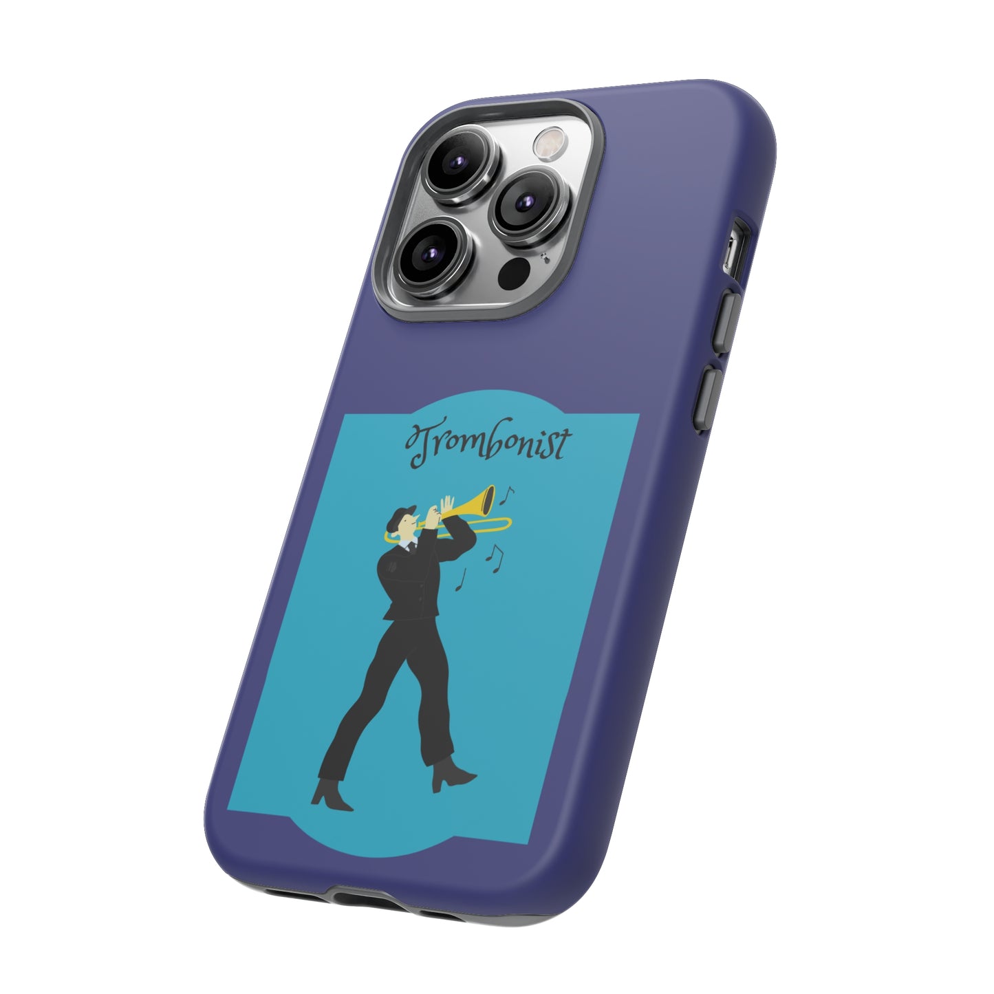 Blue Trombone Man | Mostly Android Cases | MAC