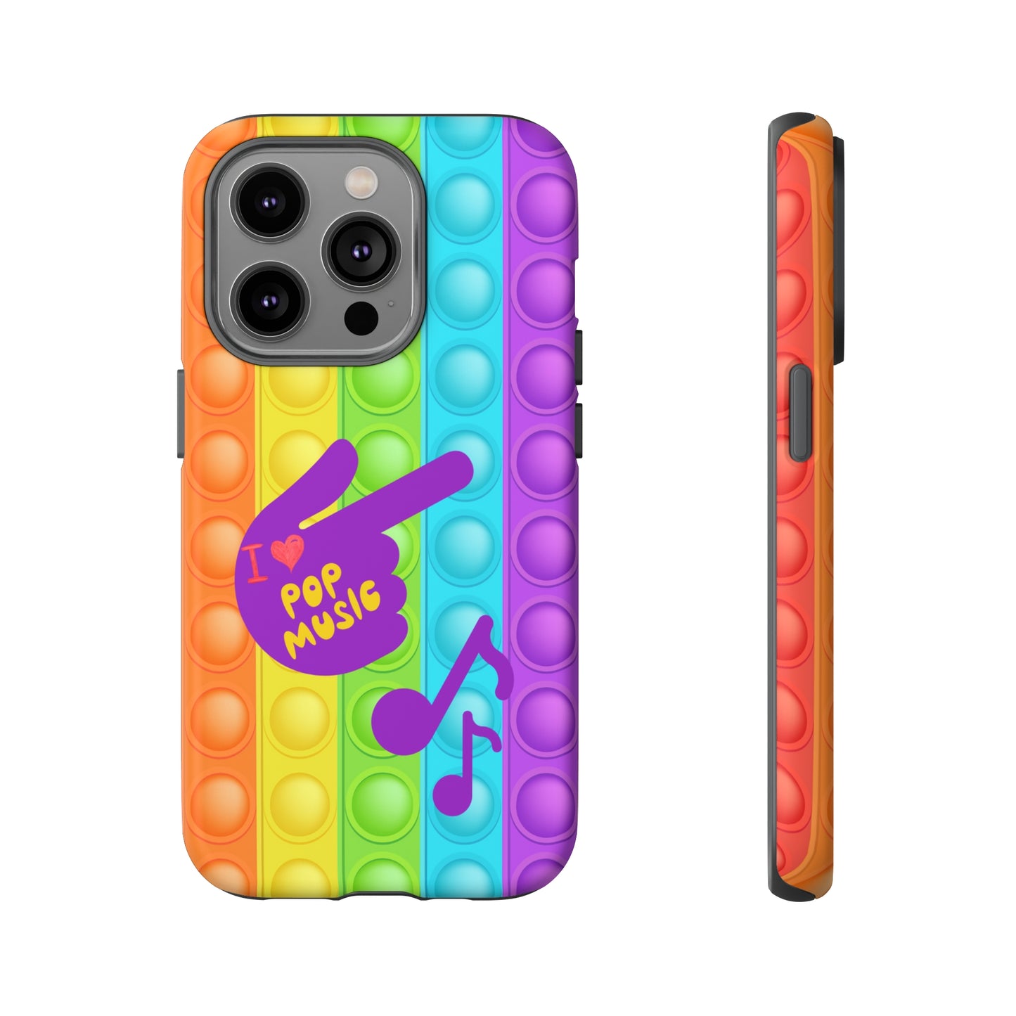 I Love Pop Music | Mostly Android Cases | MAC (not an actual pop it game)