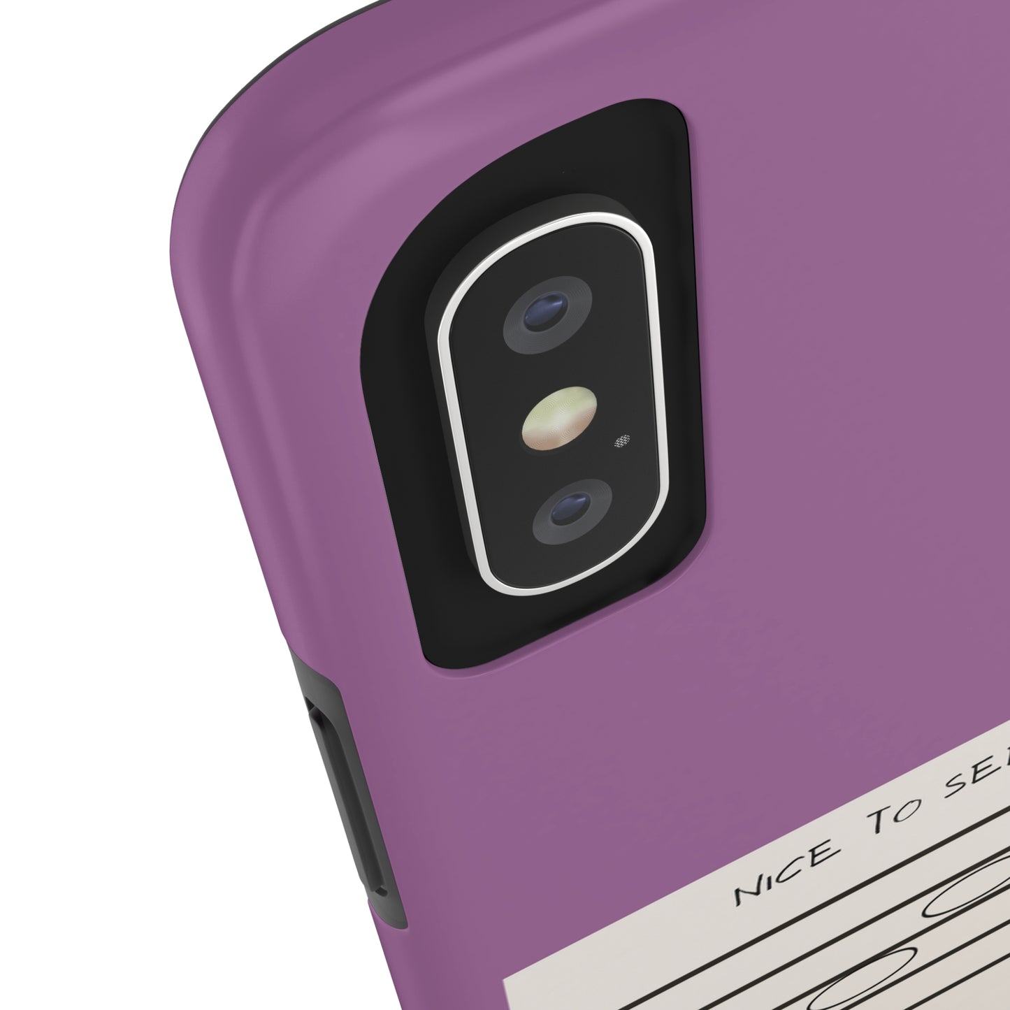 Purple Nice To See Your Face | Mostly iPhone Cases | MIC