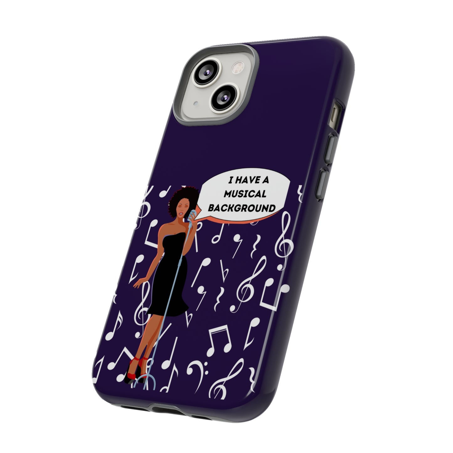 Lady Singer With Musical Background | Mostly Android Cases | MAC