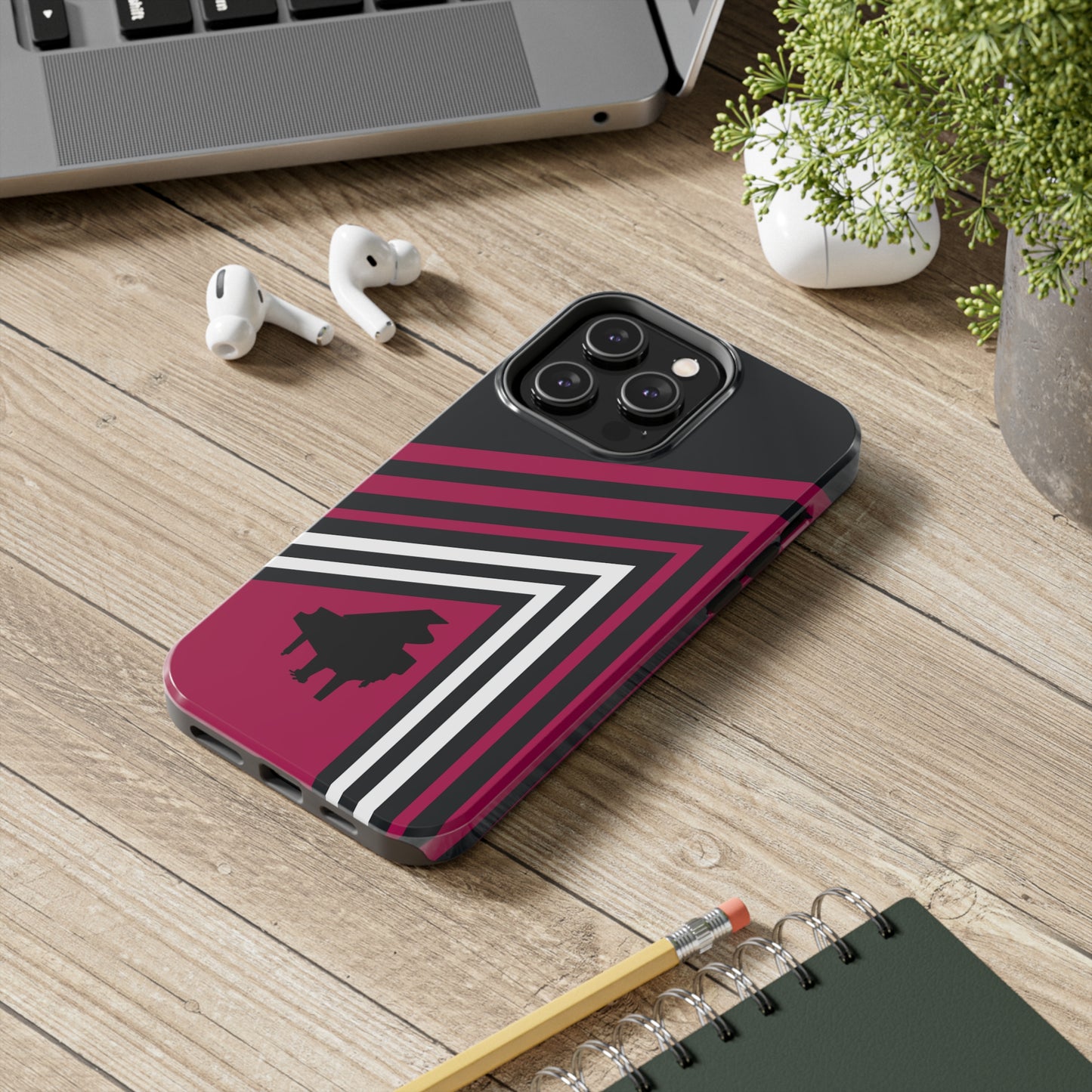 Triangle Stripe Piano Design | Mostly iPhone Cases | MIC