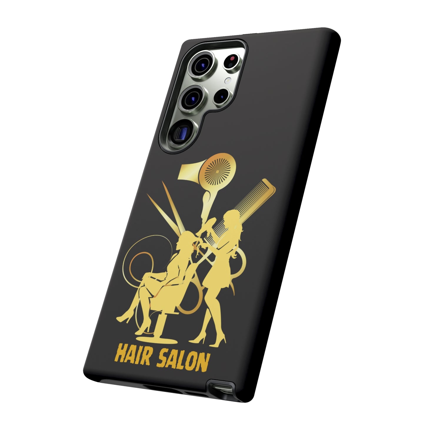 Black and Gold Hair Salon | Mostly Android Phone Cases | MAC