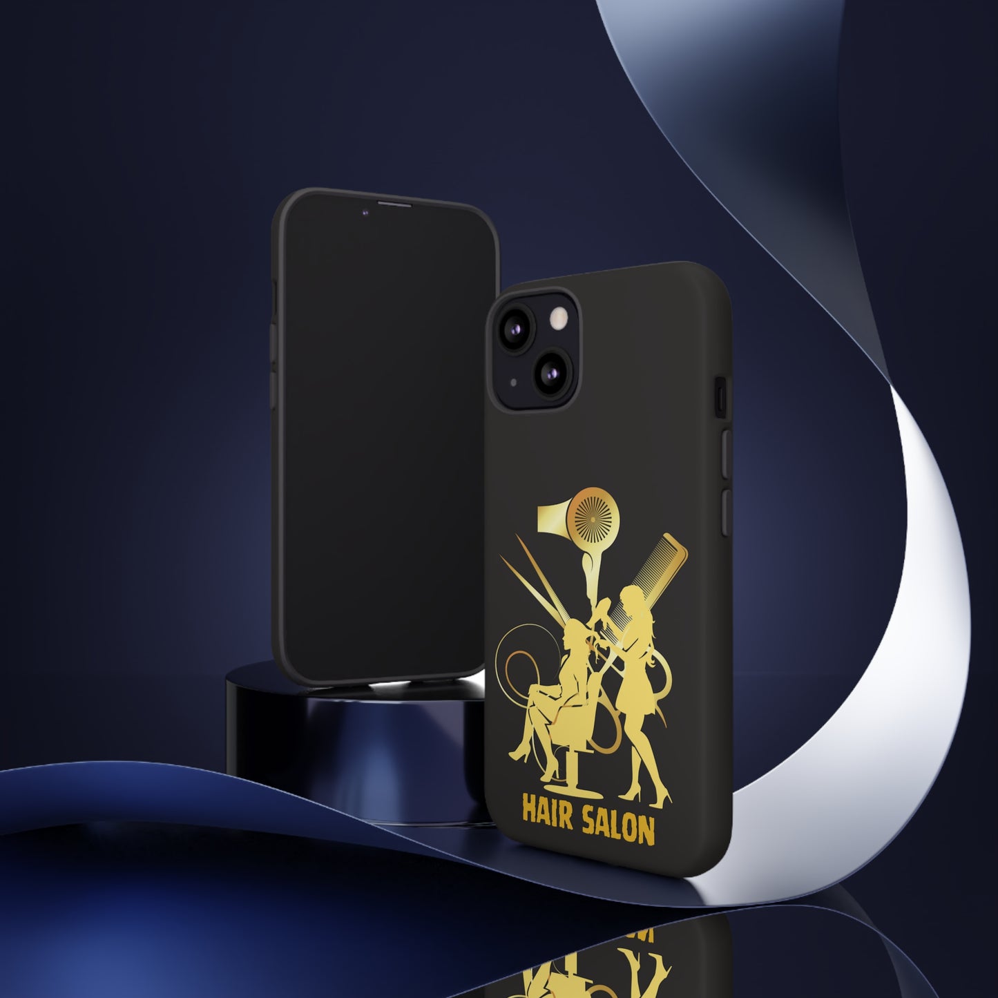 Black and Gold Hair Salon | Mostly Android Phone Cases | MAC