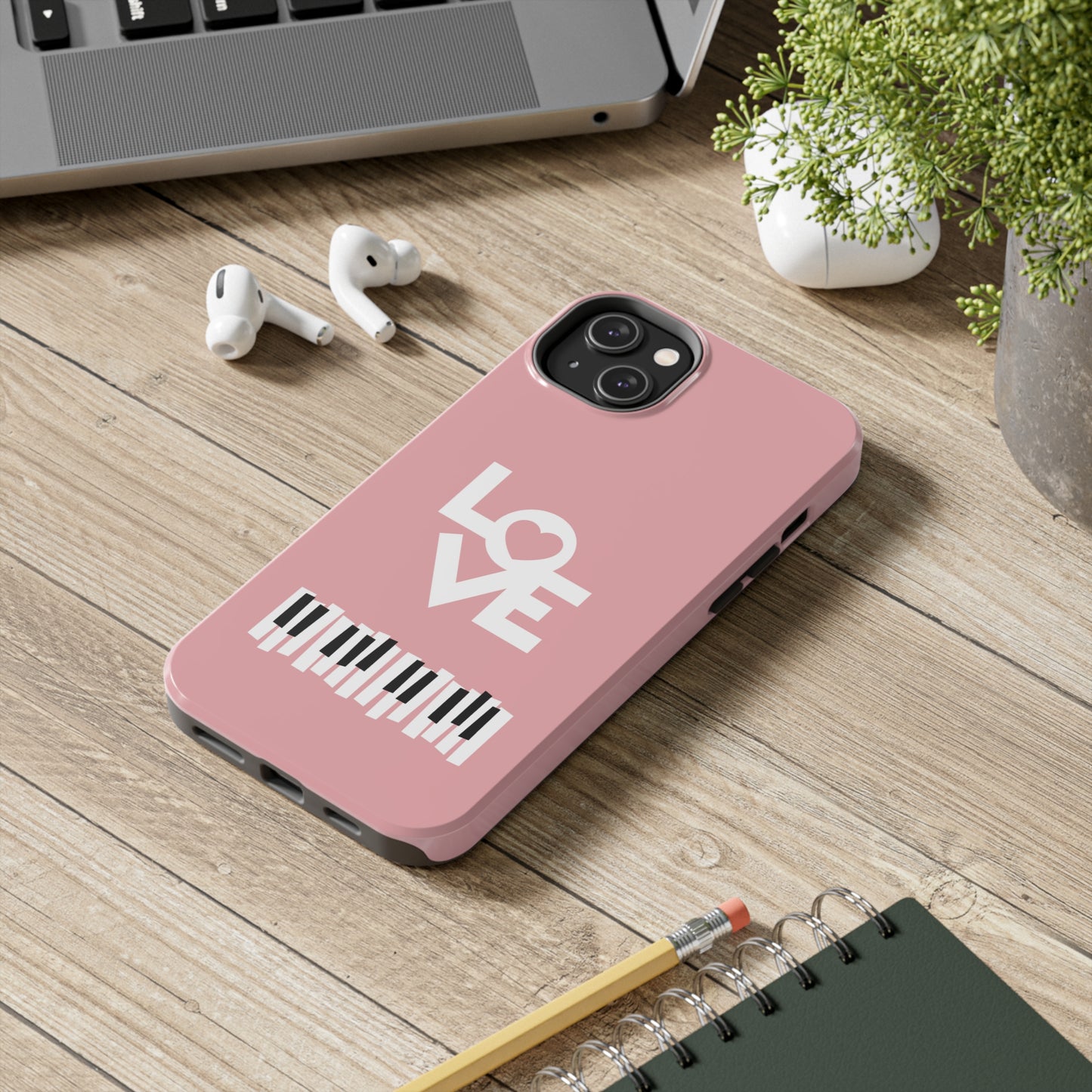 Pinkish Piano Love | Mostly iPhone Cases | MIC