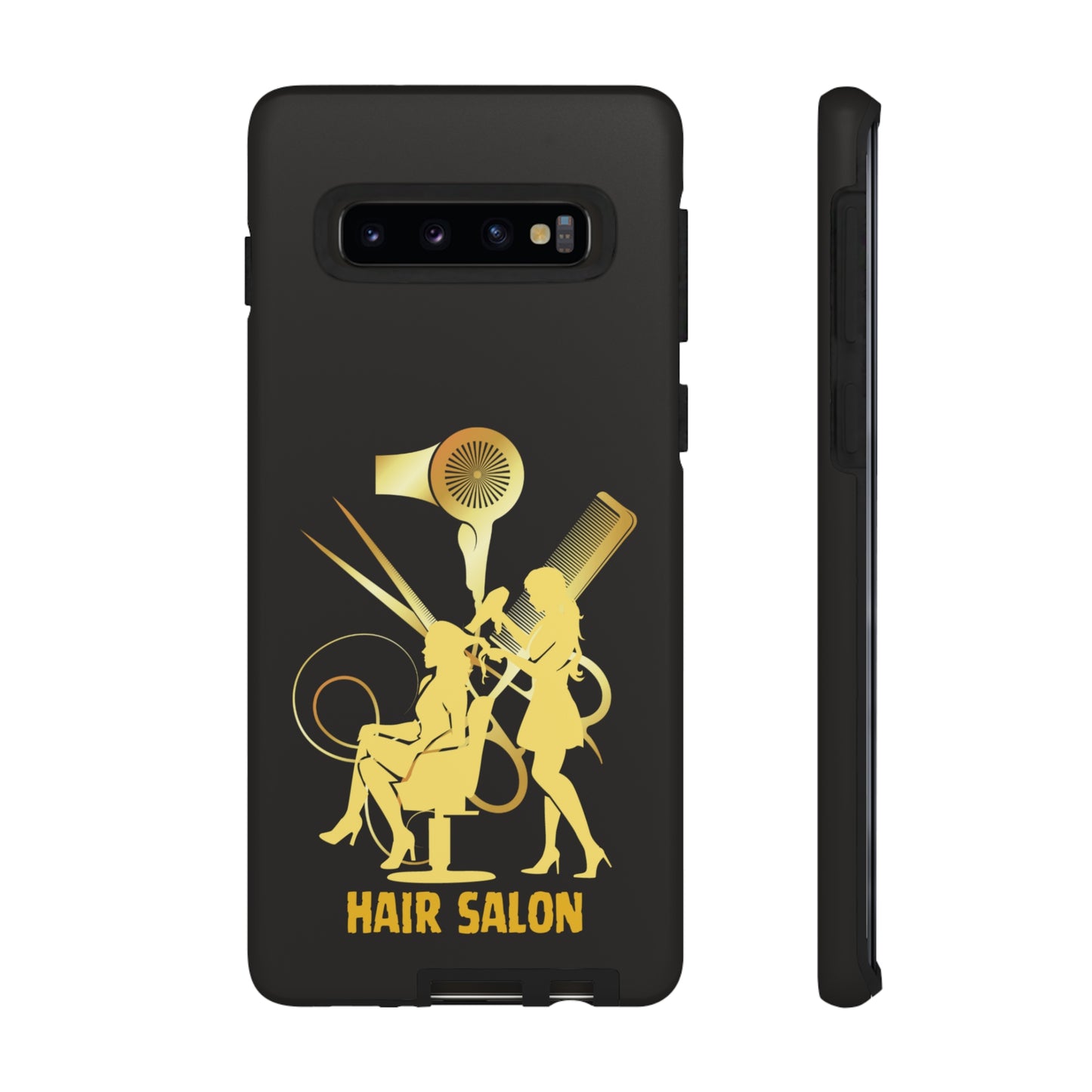 Black and Gold Hair Salon | Mostly Android Phone Cases | MAC