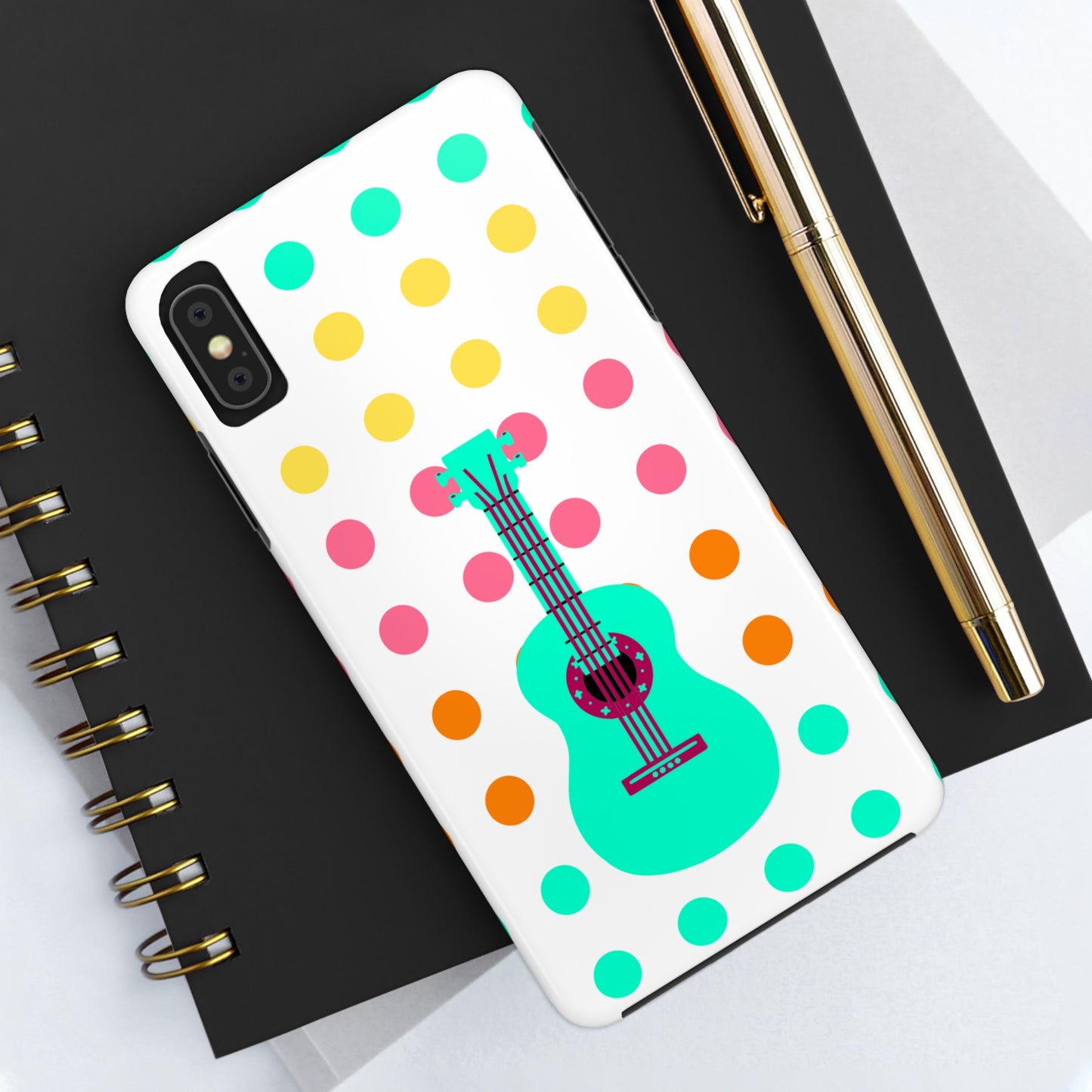 Guitar on Candy Buttons | Mostly iPhone Cases | MIC