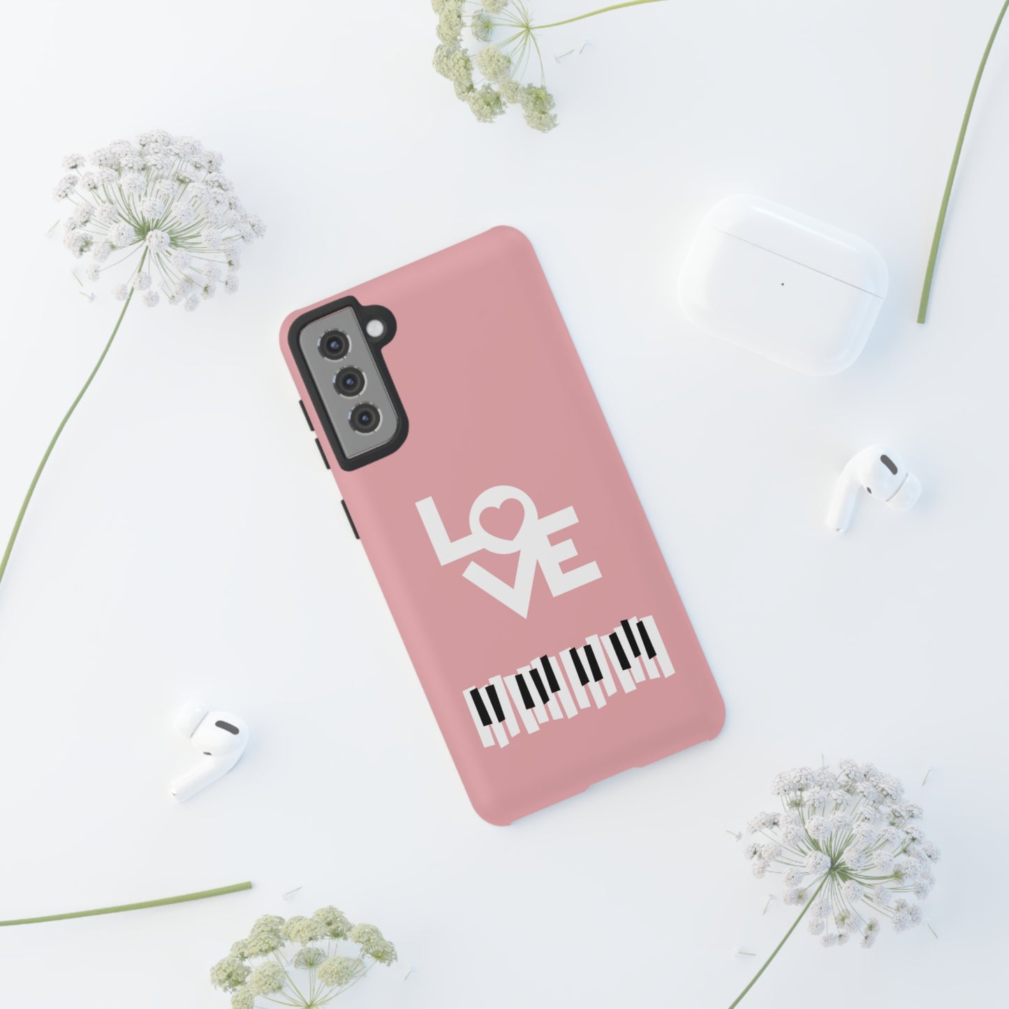 Pinkish Piano Love | Mostly Android Cases | MAC