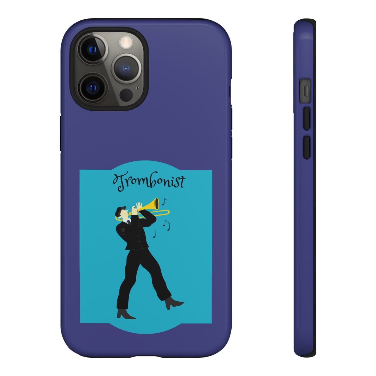 Blue Trombone Man | Mostly Android Cases | MAC