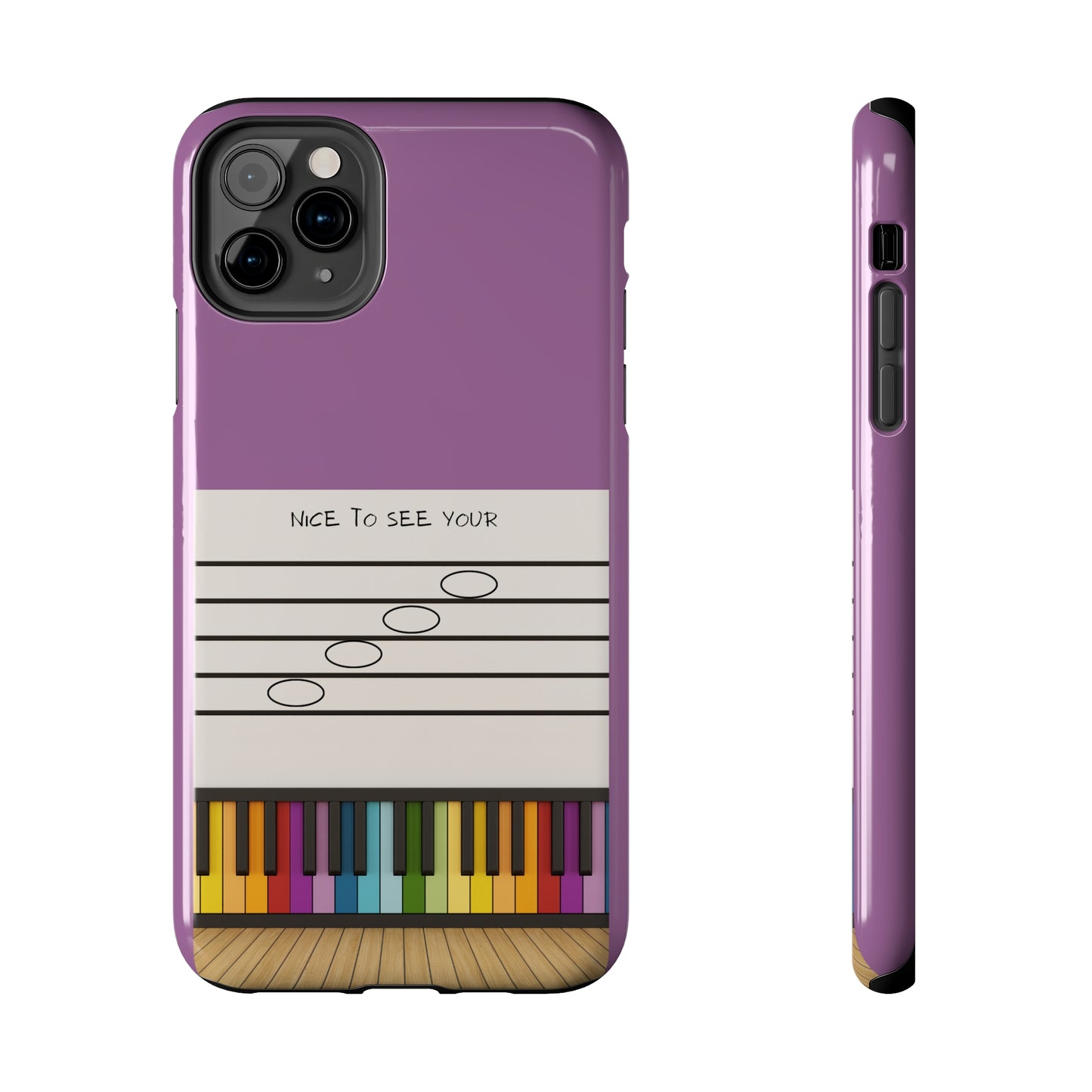 Purple Nice To See Your Face | Mostly iPhone Cases | MIC