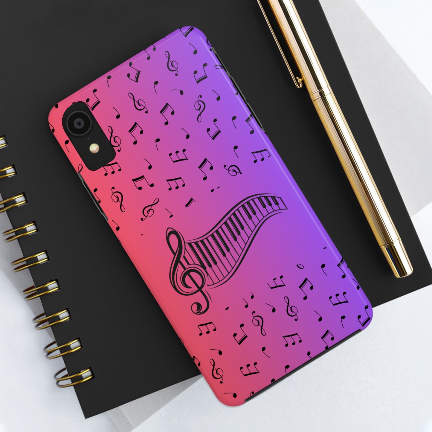 Piano Keyboard on Music Notes & Clefs | Mostly iPhone Cases | MIC