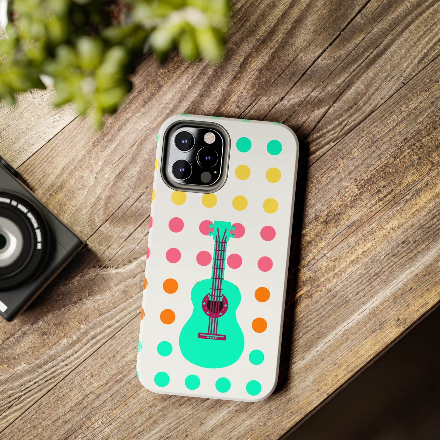 Guitar on Candy Buttons | Mostly iPhone Cases | MIC