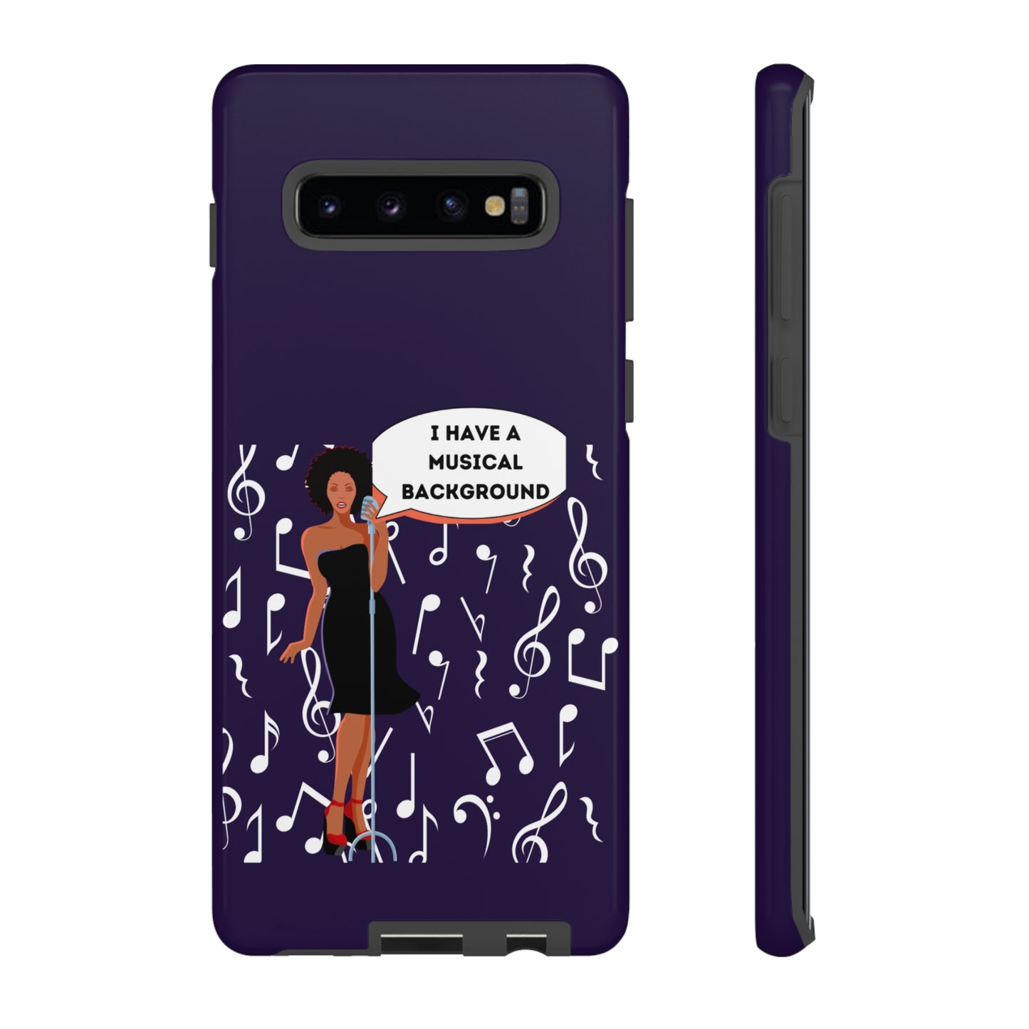 Lady Singer With Musical Background | Mostly Android Cases | MAC