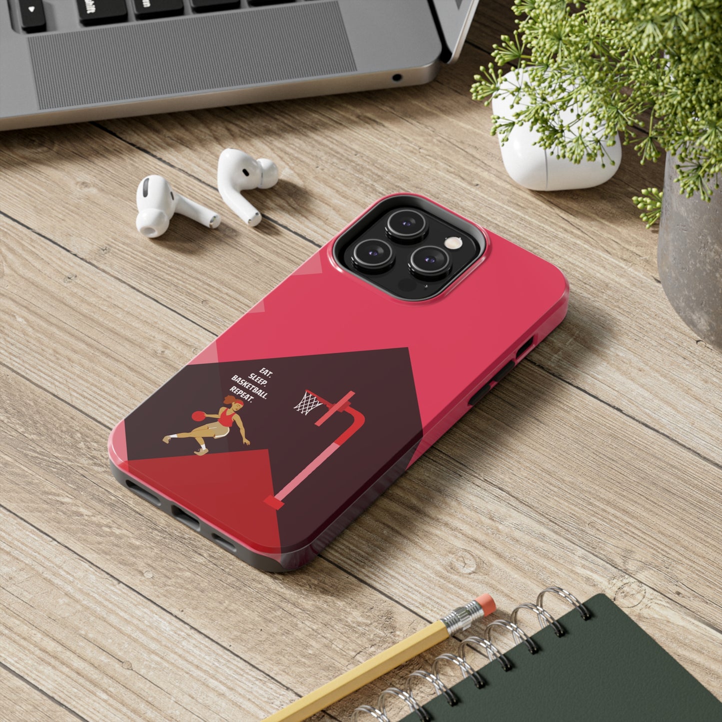 Red Basketball Girl | Mostly iPhone Cases | MIC