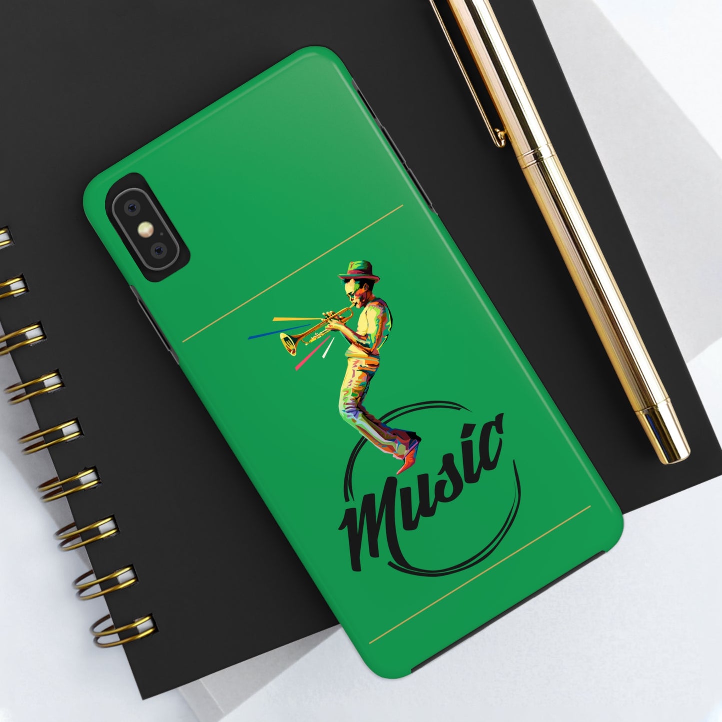 Festive Trumpet Man | Mostly iPhone Cases | MIC