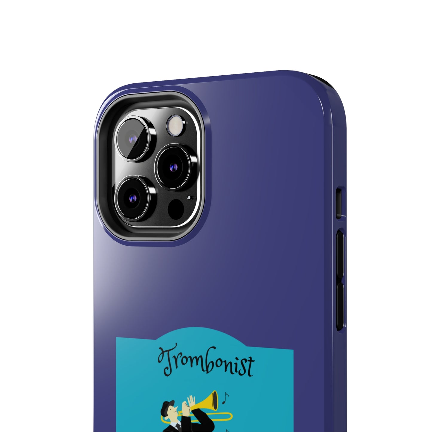 Blue Trombone Man | Mostly iPhone Cases | MIC